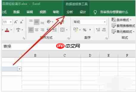 Excel2019透视表怎样使用切片器