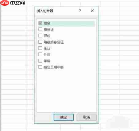 Excel2019透视表怎样使用切片器