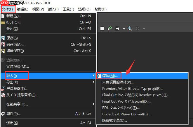 vegas pro怎么设置视频不透明度比例