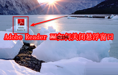 Adobe Reader XI如何关闭悬浮窗口