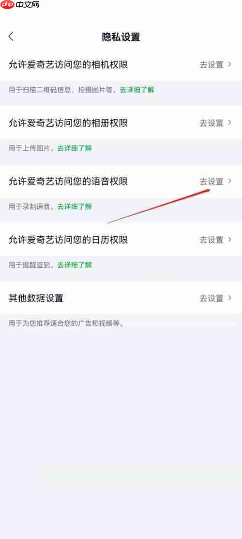 爱奇艺极速版怎么关闭语音权限?爱奇艺极速版关闭语音权限教程