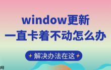window更新一直卡着不动怎么办 解决办法在这