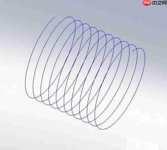 solidworks如何画螺旋线