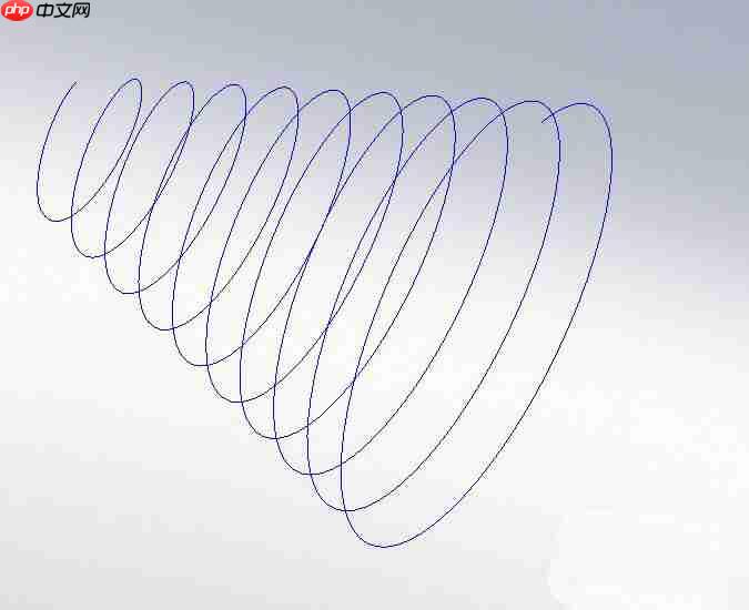 solidworks如何画螺旋线