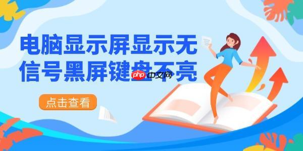 电脑显示屏显示无信号黑屏键盘不亮 解决方法详解