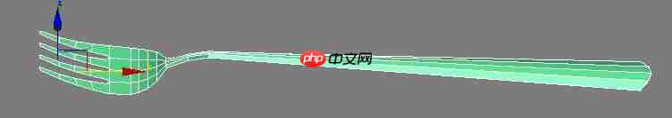 3DMAX设计出叉子建模