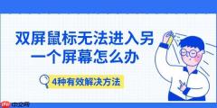 双屏鼠标无法进入另一个屏幕怎么办 4种有效解决方法