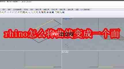 rhino怎么将曲线变成一个面