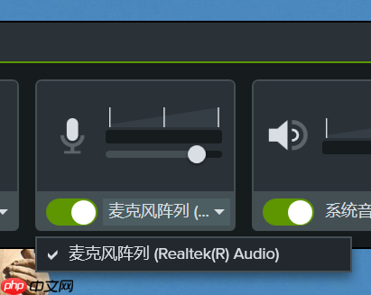 camtasia怎么录制自己的声音