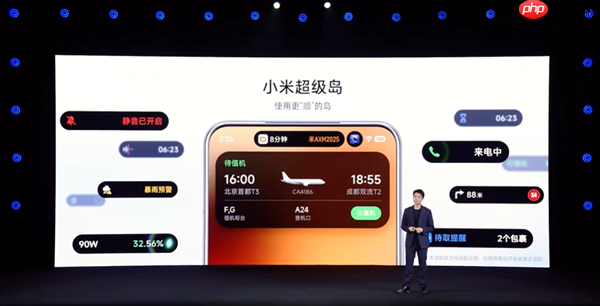 小米澎湃OS 3视觉UI全方位重制:图标高清化、个性化锁屏进化