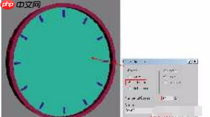 3dmax2009制作一个时钟的详细步骤