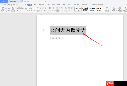 wps格式刷怎么用