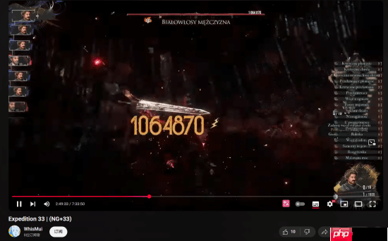 玩家通关《光与影:33号远征队》33次 最快一周目不到8小时