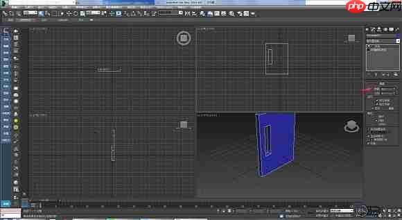 3dmax制作门的具体操作方法