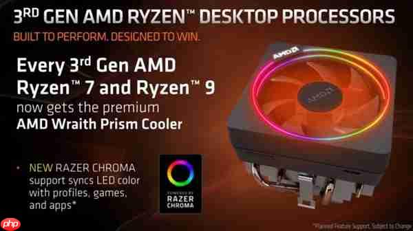 AMD锐龙原装散热器有变!它们不再自带