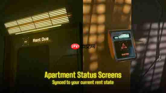 夜之城传奇打工还房租！《2077》玩家制作租房MOD