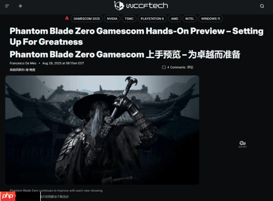 Wccftech《影之刃零》试玩报告:探索好 战斗爽!