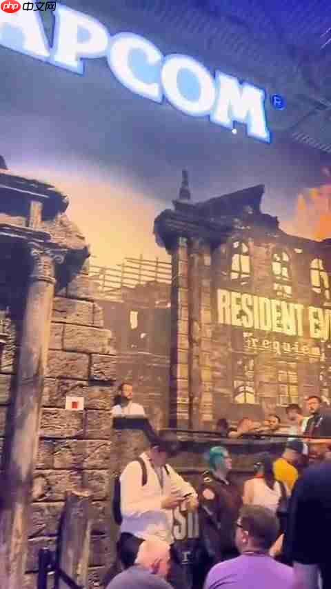 残垣断壁！官方展示《生化危机9：安魂曲》科隆展区