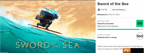 《风之旅人》艺术总监新游《海之剑》m站均分89分：简直是艺术品！