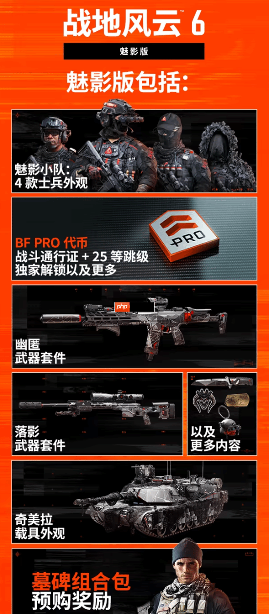 玩家吐槽《战地6》付费黑色皮肤:或影响游戏平衡