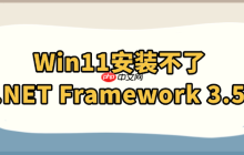 Win11安装不了.NET Framework 3.5怎么办 这有解决方法