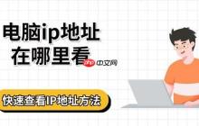 电脑ip地址在哪里看 快速查看IP地址方法指南