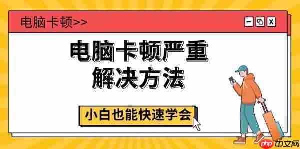 电脑卡顿严重解决方法 小白也能快速学会