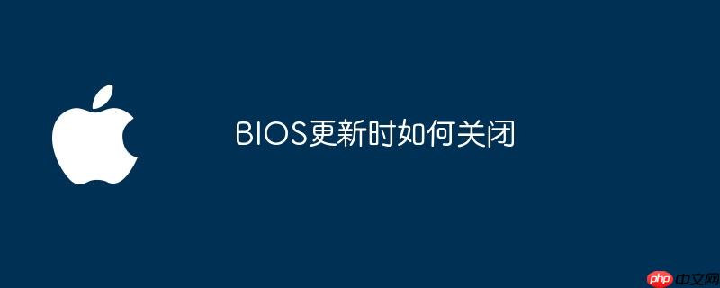 BIOS更新时如何关闭