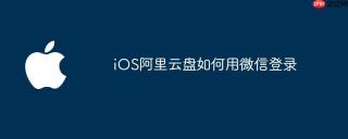 iOS阿里云盘如何用微信登录