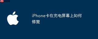 iPhone卡在充电屏幕上如何修复