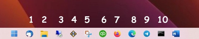 Windows11不用鼠标快速打开固定在任务栏应用的方法