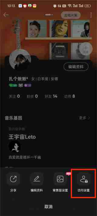 qq音乐访客可以隐身吗