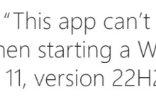 Win11 22H2系统还原点导致应用程序无法打开的解决方法