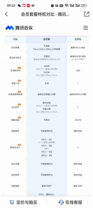 腾讯会议vip会员有什么用