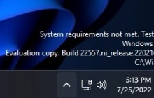 Win11系统更新后出现“未满足系统要求”水印的解决方法