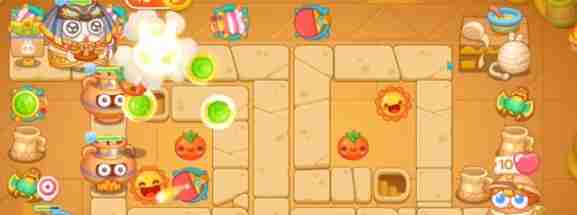 保卫萝卜4法老归来第55关怎么通关 闯关秘籍