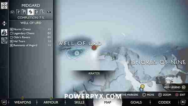 战神5诸神黄昏乌尔德之泉奥丁的渡鸦位置在哪 战神5诸神黄昏乌尔德之泉奥丁的渡鸦位置介绍