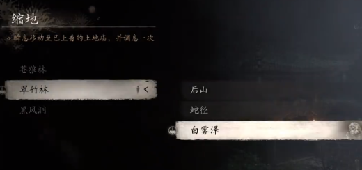 黑神话悟空申猴有哪些功能 申猴NPC功能介绍