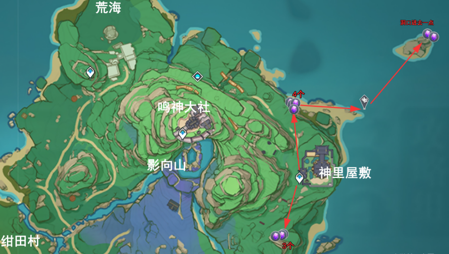 紫晶块采集路线图一览 紫晶块采集路线图攻略