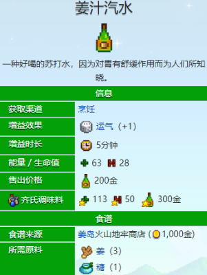 星露谷物语金星姜汁汽水怎么获得 金星姜汁汽水获得步骤