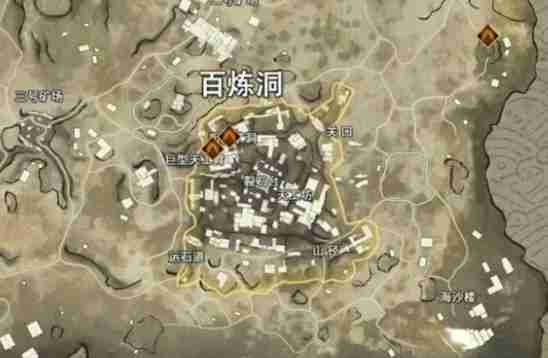 永劫无间手游百炼洞金堆绿堆位置坐标 百炼洞金堆绿堆位置在哪