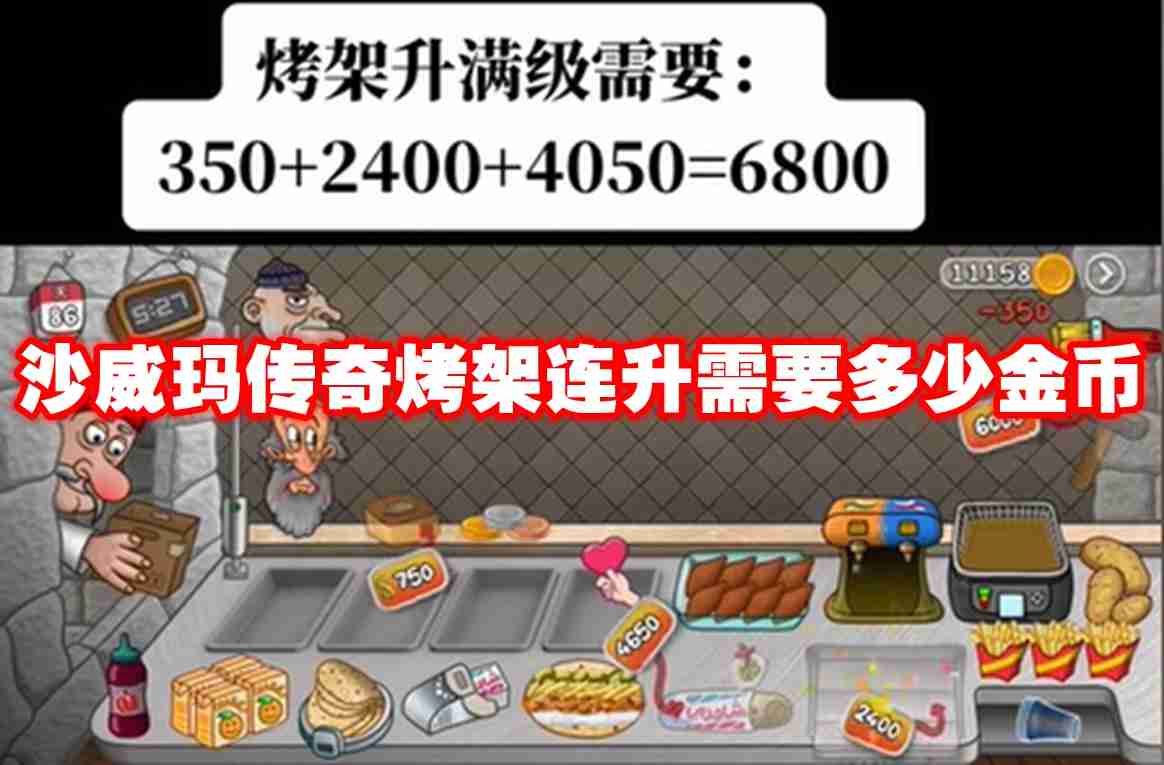 沙威玛传奇烤架连升需要多少金币 沙威玛传奇烤架连升价格介绍