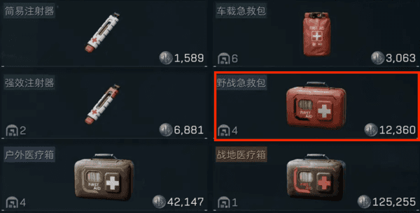 三角洲行动都有什么药品 三角洲行动药品汇总