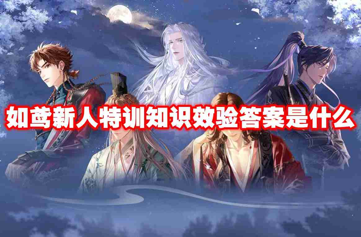 如鸢新人特训知识效验答案是什么 如鸢新人特训知识效验答案大全