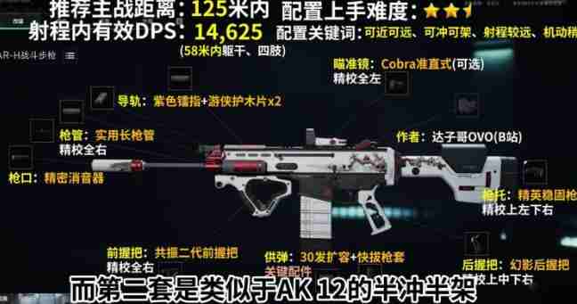 三角洲行动scarh怎么改 三角洲行动scarh改装方案