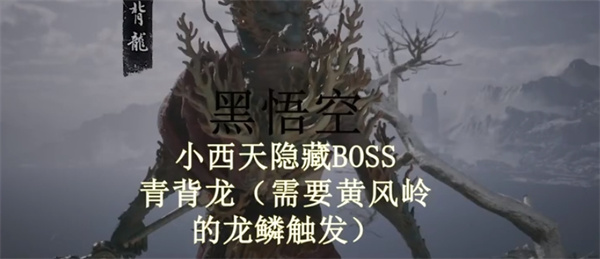 黑神话悟空青背龙在哪 隐藏妖王boss青背龙位置攻略