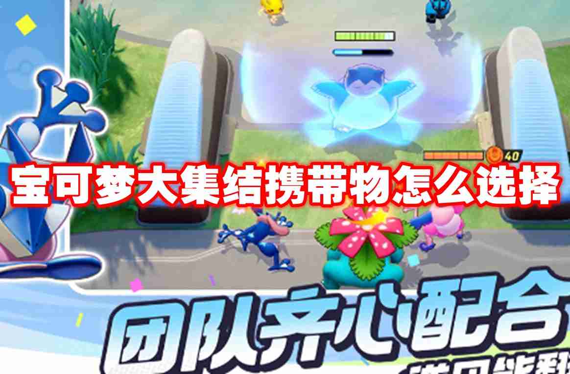 宝可梦大集结携带物怎么选择 宝可梦大集结携带物选择方法