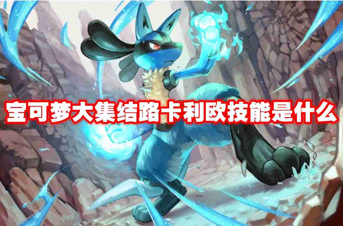 宝可梦大集结路卡利欧技能是什么 宝可梦大集结路卡利欧技能图鉴
