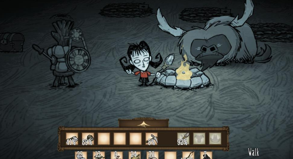 饥荒黑夜怎么度过