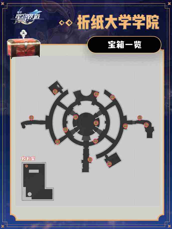 崩坏星穹铁道折纸大学宝箱位置 崩铁折纸大学宝箱折纸小鸟位置在哪
